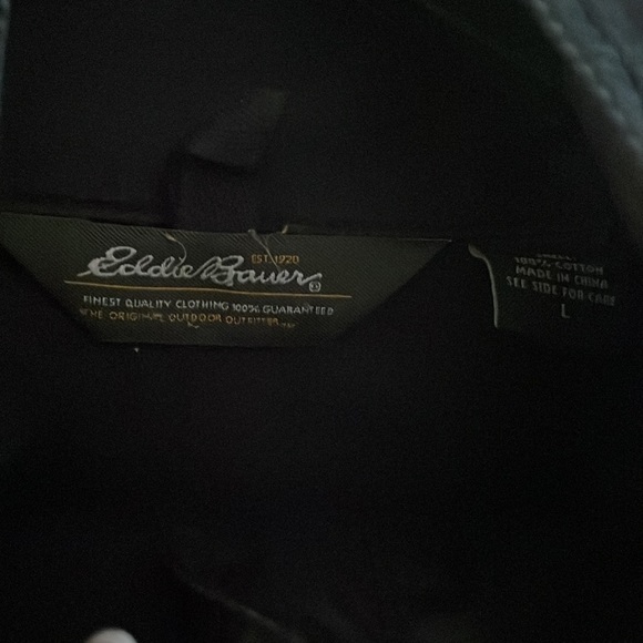 Eddie Bauer Military Style Bomber Jacket - Picture 2 of 5